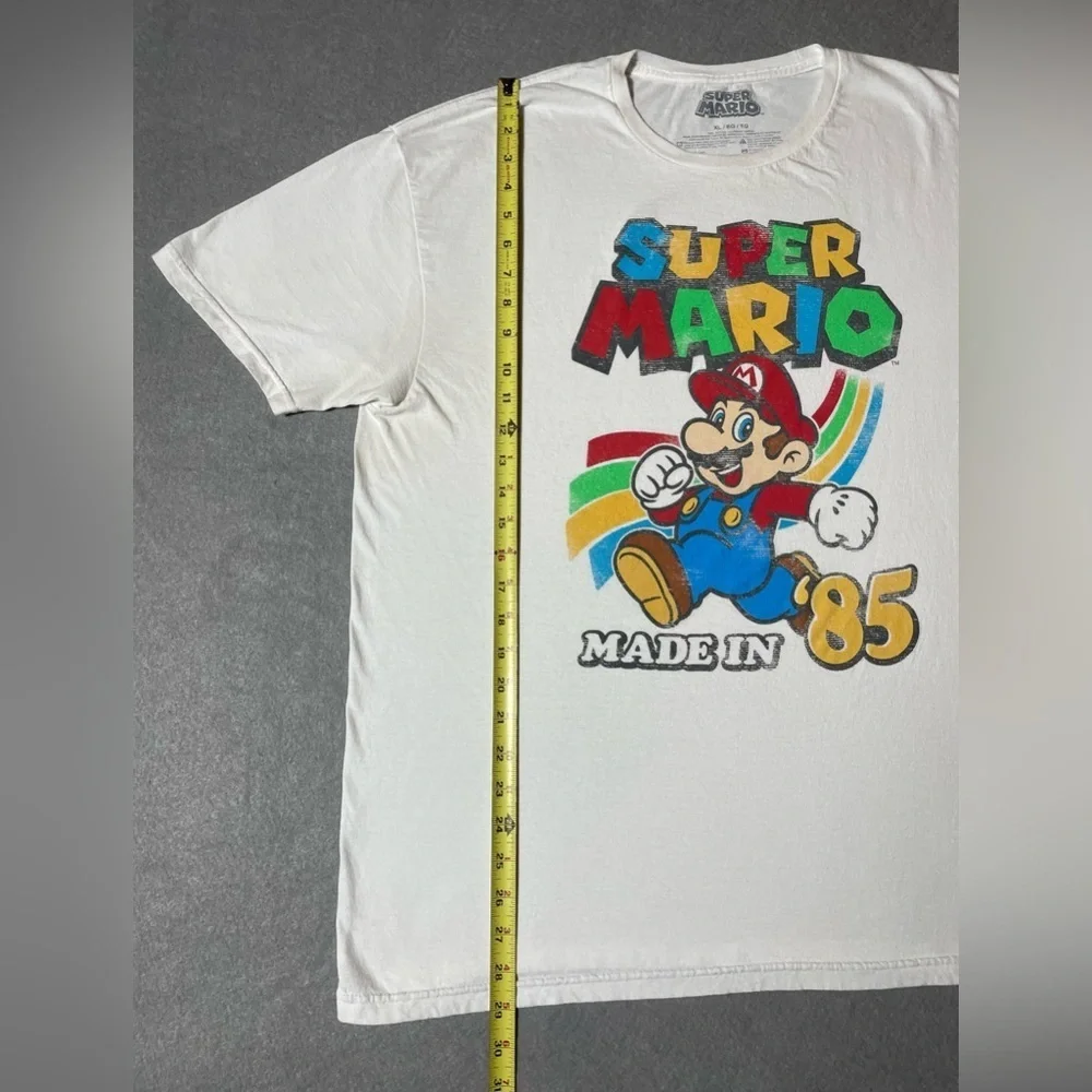 Super Mario Made In 1985 White T-Shirt Men’s Extra Large XL Nintendo